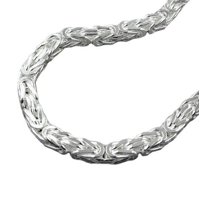 Armband 6mm Königskette vierkant glänzend Silber 925 -   137003-21-137003-55