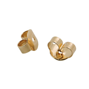 Flügel 5mm paarweise für Ohrstecker 9 Kt GOLD -   431350