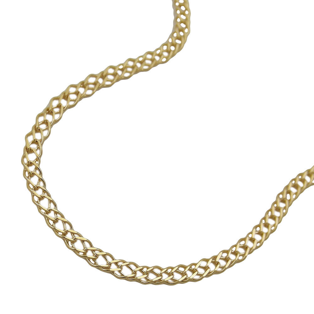 Kette Collier 22mm Doppelpanzer 14Kt GOLD -   503001-19-503001-50