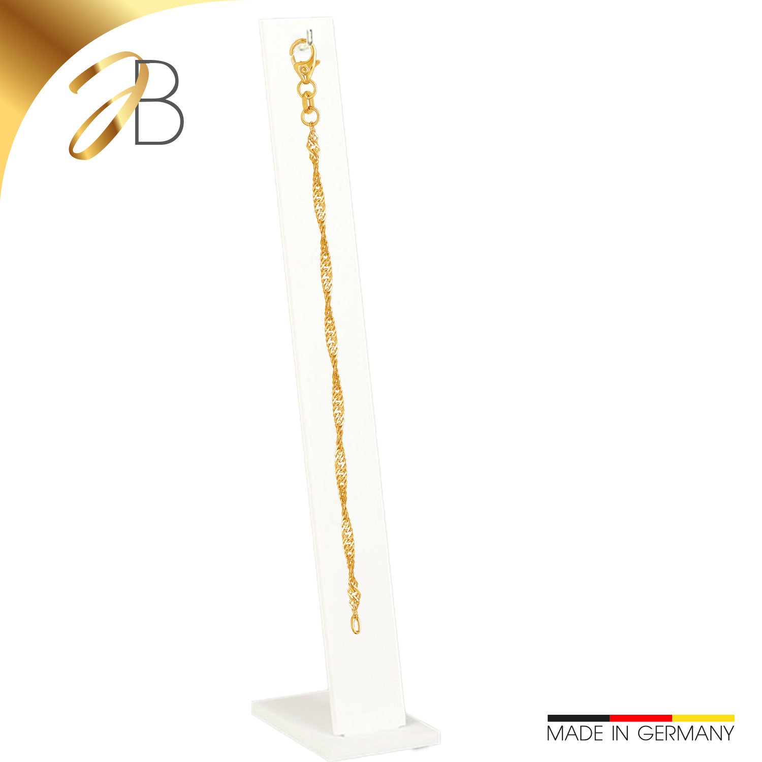 JB Unisex Goldarmband Singapur Kettenbreite 2,2 mm 333 - 8 K 18,5 cm -   908299