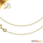 JB Collier Ankerkette 1,3 mm 333 585 Gelb - & Rotgold 36 - 50 cm