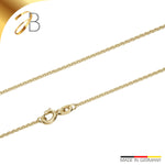 JB Collier Ankerkette 1,3 mm 585 Gelbgold 38 - 50 cm