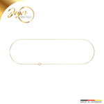 JB Collier Ankerkette 1,3 mm 585 Gelbgold 38 - 50 cm