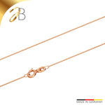 JB Collier Ankerkette rund 0,8 mm 585 Pinkgold 36 - 60 cm