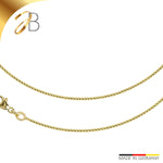 JB Collier Bingokette 1,1 mm 333 585 Gelb - & Weißgold 40 - 50 cm