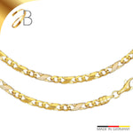 JB Collier Dollarkette 3,7 mm 750 Bicolorgold G - W 45 - 55 cm