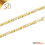 JB Collier Dollarkette 3,7 mm 750 Bicolorgold G - W 45 - 55 cm