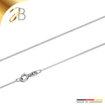 JB Collier Schlangenkette 0,9 mm 585 Weißgold 36 - 60 cm