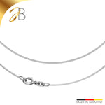 JB Collier Schlangenkette 0,9 mm 585 Weißgold 36 - 60 cm