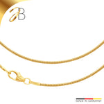 JB Collier Schlangenkette 1,2 mm 750 Gelbgold 36 - 60 cm