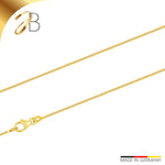 JB Collier Tondakette 0,8 mm 750 Gelbgold 36 - 60 cm