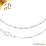 JB Collier Tondakette 1,2 mm 750 Weißgold 36 - 60 cm