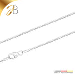 JB Collier Tondakette 1,2 mm 750 Weißgold 36 - 60 cm