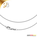 JB Collier Zopfkette 1,1 mm 585 Weißgold 36 - 60 cm