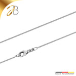 JB Collier Zopfkette 1,1 mm 585 Weißgold 36 - 60 cm