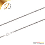 JB Collier Zopfkette 2,1 mm 750 Weißgold 36 - 60 cm