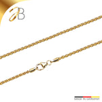 JB Collier Zopfkette 2,5 mm 750 Gelbgold 40 - 60 cm