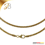 JB Collier Zopfkette 2,7 mm 750 Bicolorgold G - W 42 - 45 cm