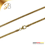 JB Collier Zopfkette 2,7 mm 750 Bicolorgold G - W 42 - 45 cm