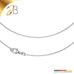 JB Damen Collier Anker Diamantiert 1,3 mm Weißgold 585 14 Kt 36 cm