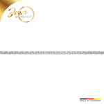 JB Damen Collier Anker flach 0,8 mm Weißgold 585 14 Kt 36 cm