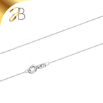 JB Damen Collier Anker rund 0,8 mm Weißgold 585 14 Kt 36 cm