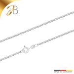 JB Damen Collier Panzer 2,1 mm Weißgold 585 14 Kt 45 cm