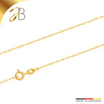 JB Edle Goldkette Ankerkette 585 - 14 K Gold 1,1 mm 38 cm