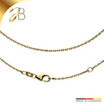 JB Edle Goldkette Ankerkette 585 - 14 K Gold 1,3 mm 40 cm