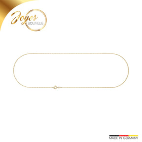 JB Edle Goldkette Ankerkette 585 - 14 K Gold 1,3 mm 42 cm -   18393733-45