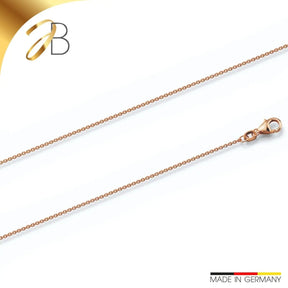 JB Edle Goldkette Ankerkette 585 - 14 K Rotgold 1,1 mm 45 cm