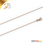 JB Edle Goldkette Ankerkette 585 - 14 K Rotgold 1,1 mm 45 cm