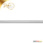 JB Edle Goldkette Ankerkette 585 - 14 K Weißgold 0,8 mm 42 cm