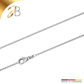 JB Edle Goldkette Ankerkette 585 - 14 K Weißgold 1,5 mm 40 cm -   18394755-45