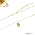 JB Edle Goldkette Ankerkette Brillant 585 - 14 K Gold 38 cm