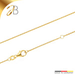 JB Edle Goldkette Ankerkette flach 585 - 14 K Gold 1,2 mm 45 cm