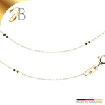 JB Edle Goldkette Ankerkette rund 585 - 14 K Gold 45,7 cm