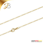 JB Edle Goldkette Figarokette 585 - 14 Kt Gold 1,5 mm 36 cm