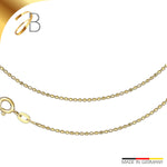 JB Edle Goldkette Kugelkette 585 - 14 K Gold 1,1 mm 45 cm