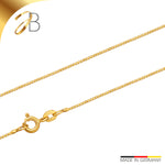 JB Edle Goldkette Veneziakette 585 - 14 K Gold 0,8 mm 36 cm