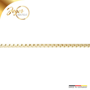 JB Edle Goldkette Veneziakette 585 - 14 K Gold 0,9 mm 45 cm -   18393655-45