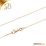 JB Edle Goldkette Veneziakette 750 - 18 K Gelbgold 0,7 mm 38 cm