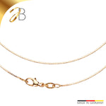 JB Edle Goldkette Veneziakette 750 - 18 K Gelbgold 0,7 mm 38 cm