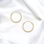 JB Edle Ohrschmuck Creole 333 - 8 Kt Gold 1,3 mm 13,0 mm