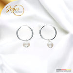 JB Edle Ohrschmuck Creole 925 - Silber 2,0 mm 20,0 mm