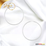 JB Edle Ohrschmuck Creole 925 - Silber 2,0 mm 60,0 mm