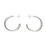 JB Edle Ohrschmuck Creole 925 - Silber 20,0 mm