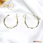 JB Edle Ohrschmuck Creole 925 - Silber 20,0 mm