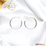 JB Edle Ohrschmuck Creole 925 - Silber 26,0 mm 3,8 g