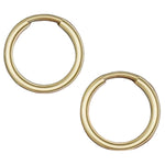 JB Paar Creolen 333 8 Karat Gelbgold Ohrringe 2,0mm 13,0mm